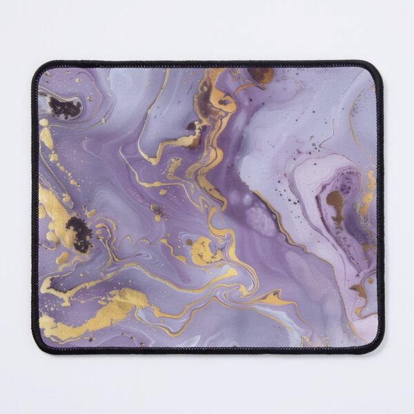 Item preview, Mauve and gold marbled effect pattern print designed and sold by PrettyPinkSkies.
