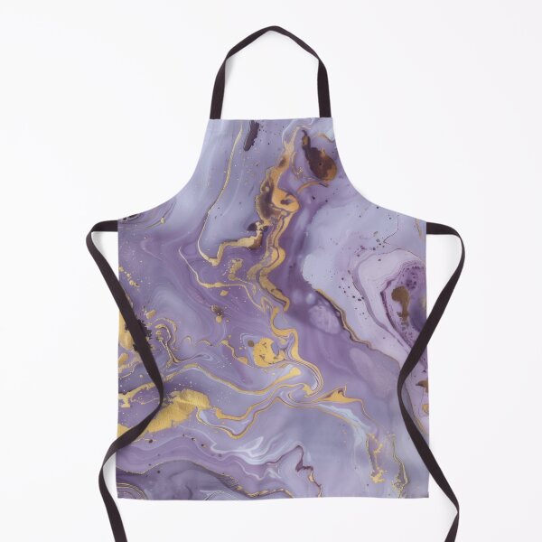 Item preview, Mauve and gold marbled effect pattern print designed and sold by PrettyPinkSkies.