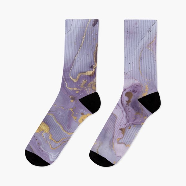Item preview, Mauve and gold marbled effect pattern print designed and sold by PrettyPinkSkies.