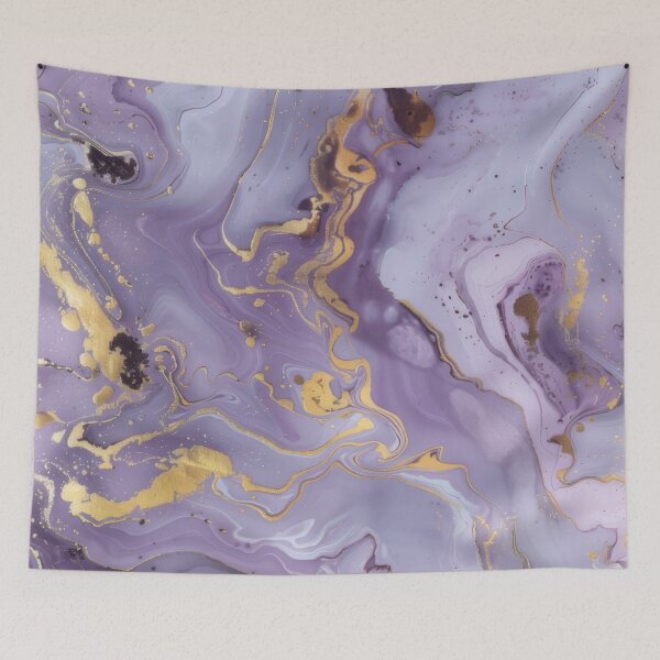 Item preview, Mauve and gold marbled effect pattern print designed and sold by PrettyPinkSkies.