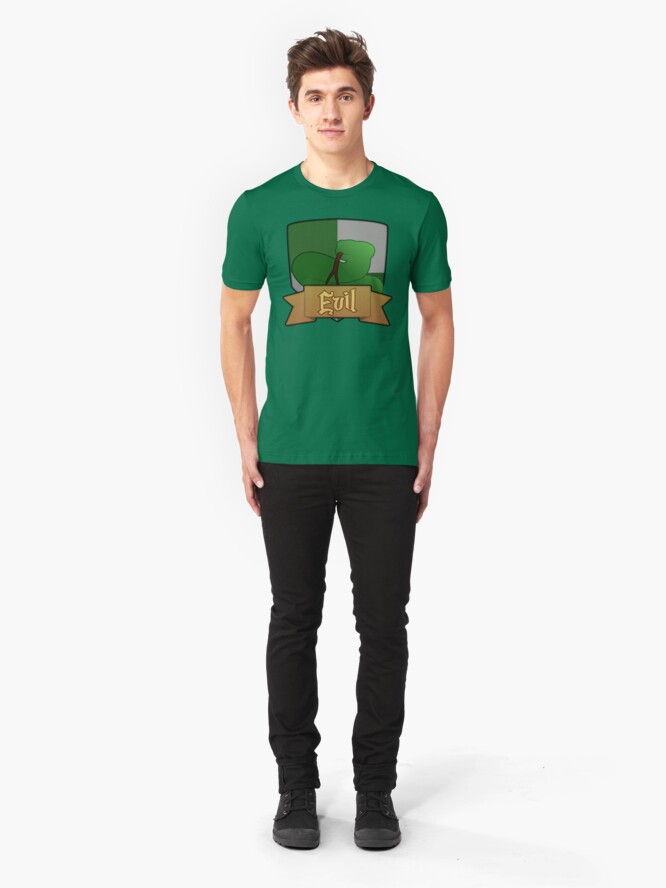 Alternate view of House Symbols - Evil Slim Fit T-Shirt