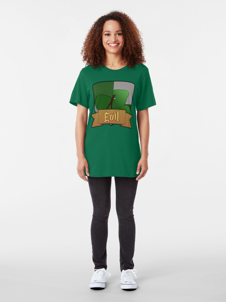 Alternate view of House Symbols - Evil Slim Fit T-Shirt