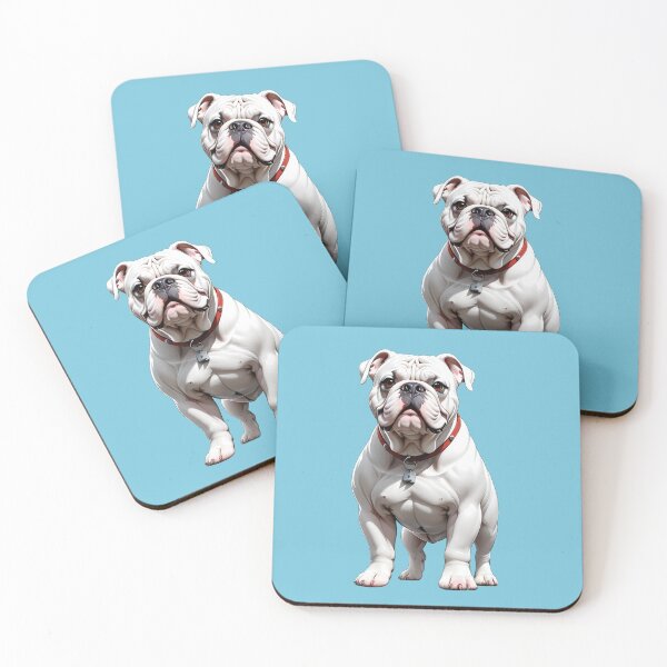 Item preview, Cute White English Bulldog designed and sold by Bilisik.