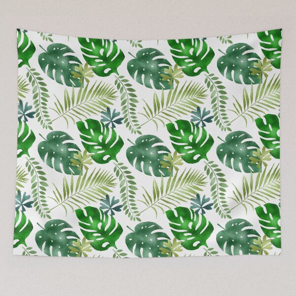 Item preview, Iridescent Tropical Leafs Pattern designed and sold by stylebytara.