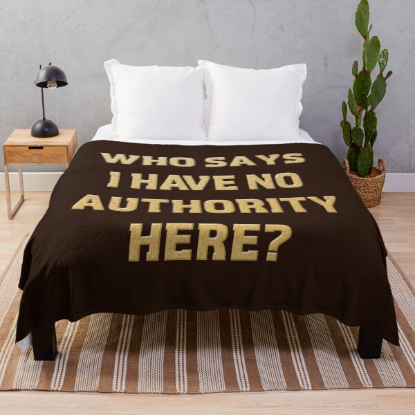 Item preview, No Authority - Who Says? designed and sold by Fanarchist.