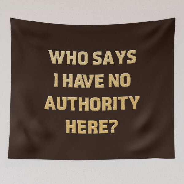 Item preview, No Authority - Who Says? designed and sold by Fanarchist.