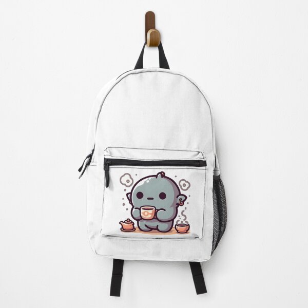 Item preview, Kawaii Kawaii Golem With Teacup And Saucer designed and sold by CanvasCutie.