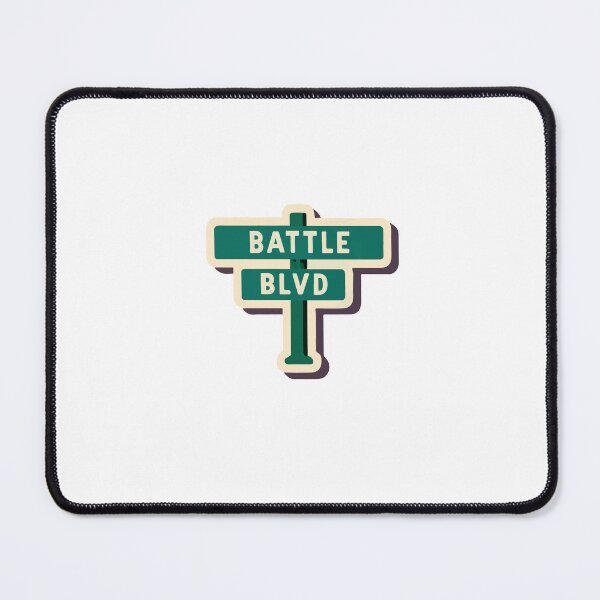 Item preview, Battle Blvd Street Sign Art designed and sold by NiftyWrx.