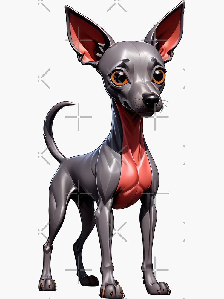 Imagen 3 de 3, Pegatina con la obra lindo xoloitzquintle / xolo, diseñada y vendida por Bilisik.