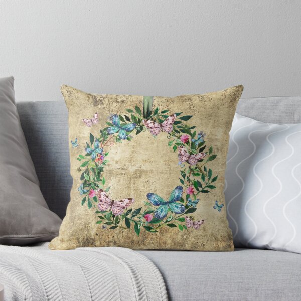 Item preview, Wreath #Flowers & Butterflies#Royal collection designed and sold by CVogiatzi.
