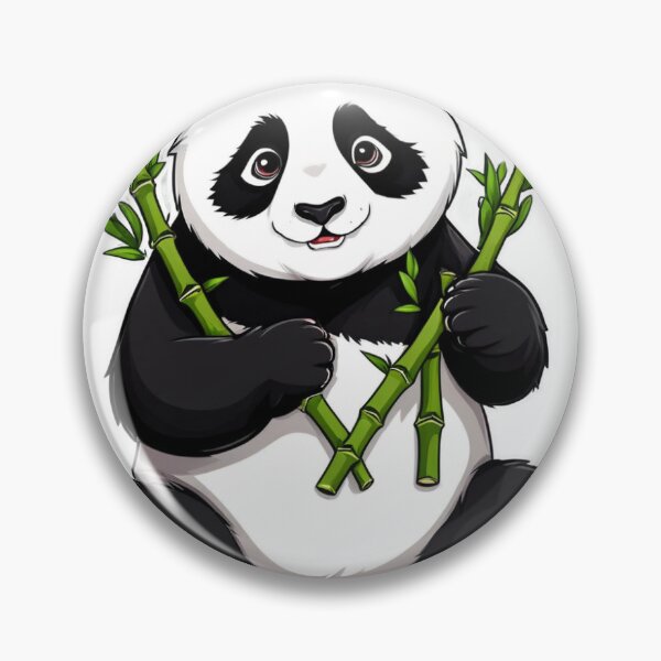 Item preview, Cute panda eats bamboo designed and sold by Abile84.