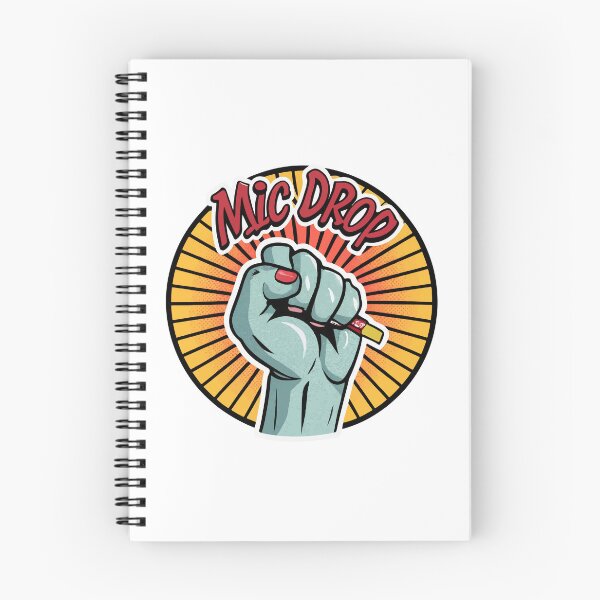 Item preview, Mic Drop Cartoon Fist Pop Art designed and sold by NiftyWrx.