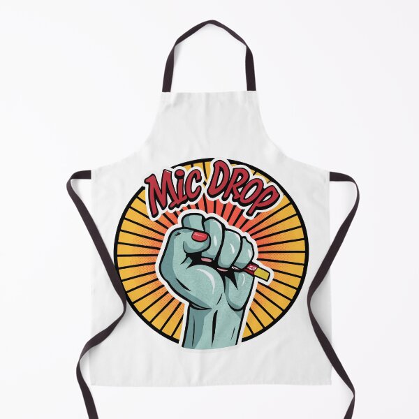 Item preview, Mic Drop Cartoon Fist Pop Art designed and sold by NiftyWrx.
