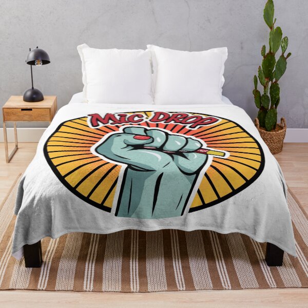 Item preview, Mic Drop Cartoon Fist Pop Art designed and sold by NiftyWrx.