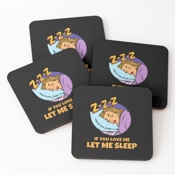 Item preview, if you love me let me sleep tired lazy mornings in bed designed and sold by anhhanhshop.