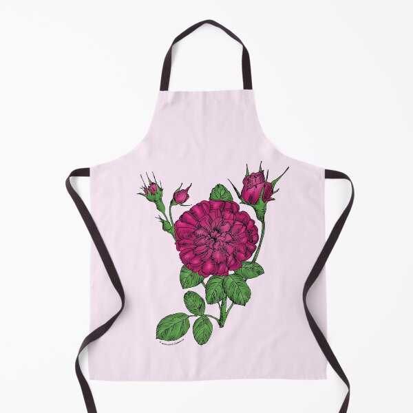 Item preview, Deep Pink Rosette Rose Bloom Very Full 40+ Petals In 3+ Rows designed and sold by Rachael Taylor.