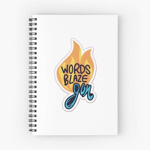 Item preview, Words Blaze - Abstract Fire Verse Design designed and sold by NiftyWrx.