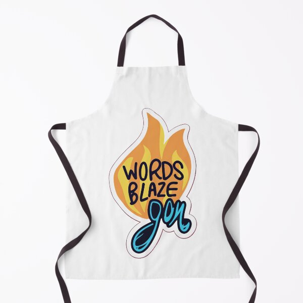 Item preview, Words Blaze - Abstract Fire Verse Design designed and sold by NiftyWrx.