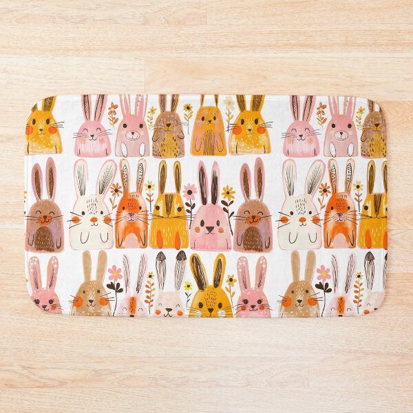 Item preview, Rabbit multiplication nursery art smaller designed and sold by Artlizzard.