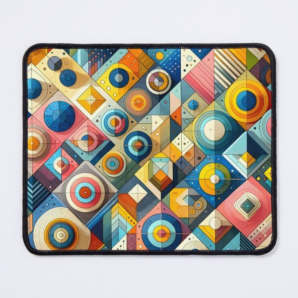 Item preview, Abstract Geometric Pattern Art - Vibrant Low Poly & Isometric Design designed and sold by PillowTalkyZone.