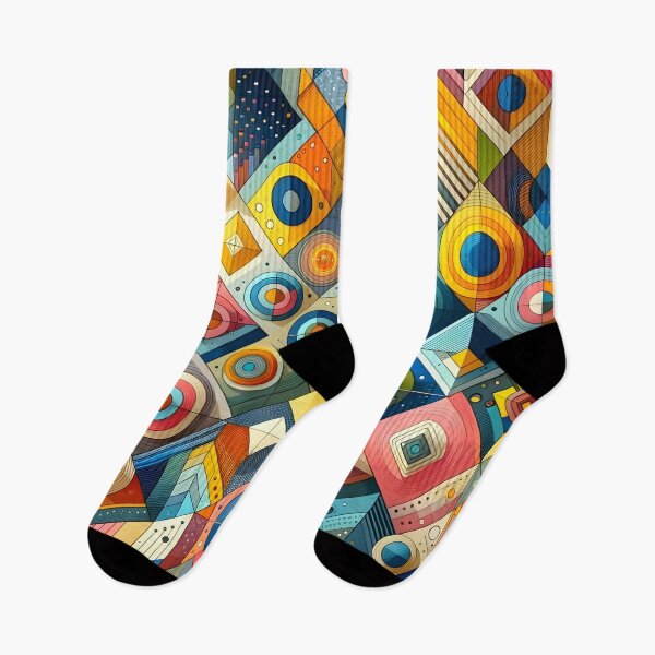 Item preview, Abstract Geometric Pattern Art - Vibrant Low Poly & Isometric Design designed and sold by PillowTalkyZone.