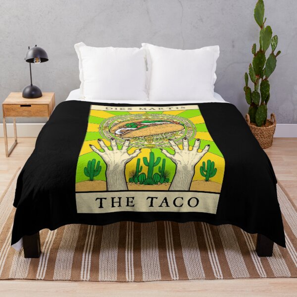 Item preview, Taco Tuesday Tarot Card Funny Cinco De Mayo Vintage Tacos designed and sold by GrandeDuc.