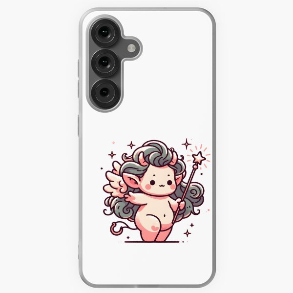 Item preview, Kawaii Cherubic Ogre With Flowing Hair designed and sold by CanvasCutie.