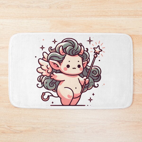 Item preview, Kawaii Cherubic Ogre With Flowing Hair designed and sold by CanvasCutie.