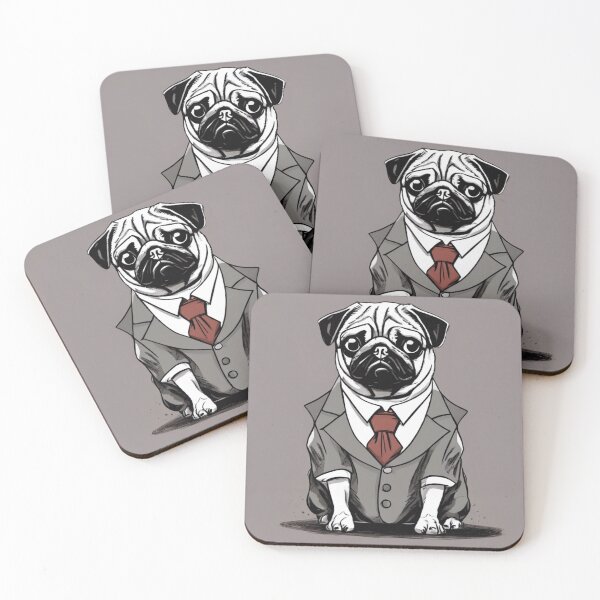 Item preview, Gentleman pug designed and sold by kattjona.
