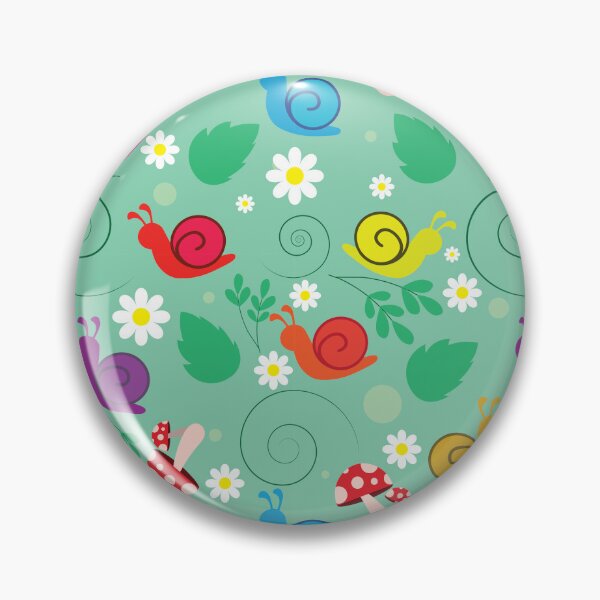 Item preview, snail meadow pattern designed and sold by smalladventures.