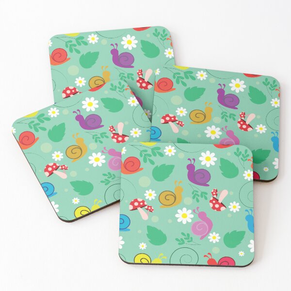 Item preview, snail meadow pattern designed and sold by smalladventures.