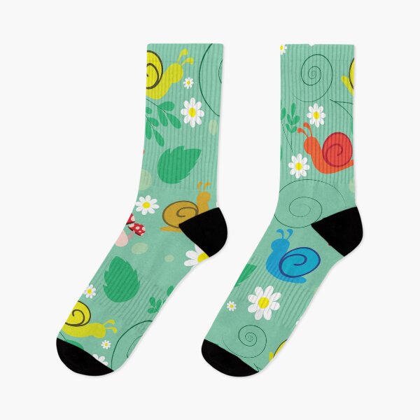 Item preview, snail meadow pattern designed and sold by smalladventures.