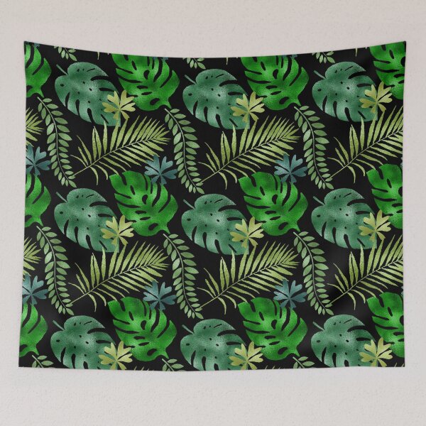 Item preview, Iridescent Tropical Leafs Pattern designed and sold by stylebytara.