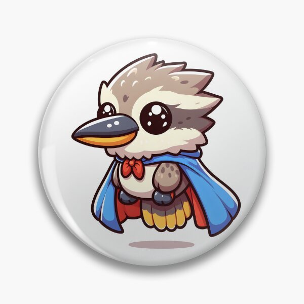 Item preview, Kawaii Kookaburra With Superhero Cape designed and sold by CanvasCutie.
