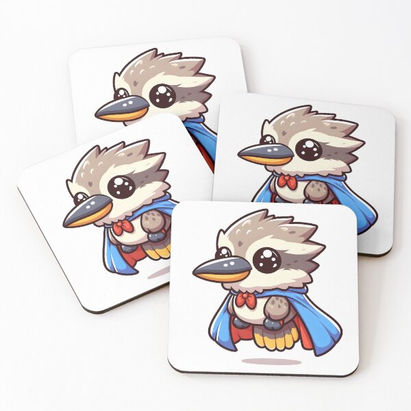 Item preview, Kawaii Kookaburra With Superhero Cape designed and sold by CanvasCutie.