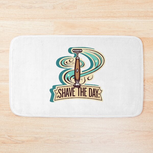 Item preview, Vintage 'Shave the Day' Barber's Razor Design designed and sold by NiftyWrx.