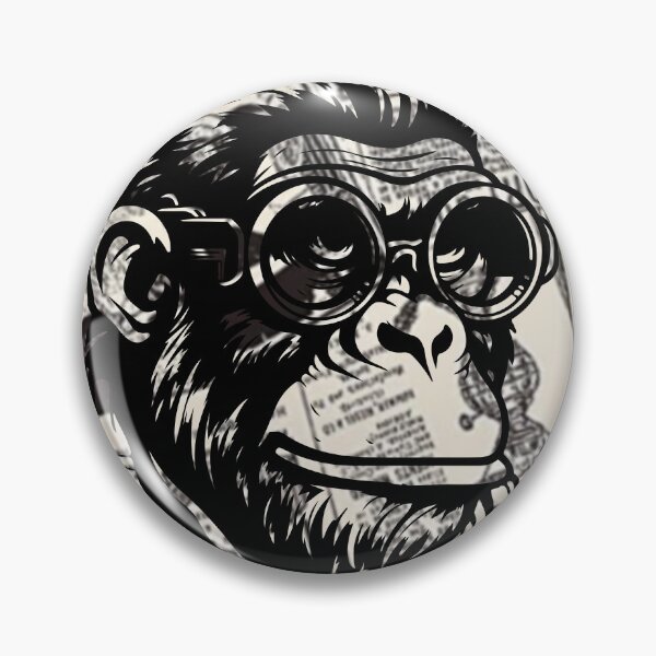 Item preview, Monkey t-shirts, nature t-shirts, cute wildlife t-shirts, vintage style t-shirts. ,newspaper designed and sold by BeYourself1993.