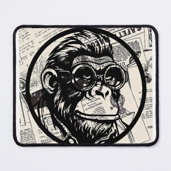Item preview, Monkey t-shirts, nature t-shirts, cute wildlife t-shirts, vintage style t-shirts. ,newspaper designed and sold by BeYourself1993.