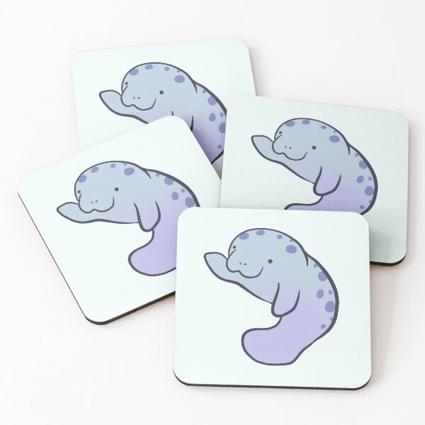 Item preview, manatee illustration  designed and sold by Mayarart.