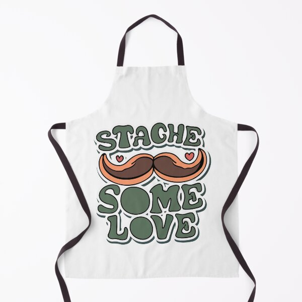 Item preview, Quirky 'Stache Some Love' Cartoon Mustache Design designed and sold by NiftyWrx.