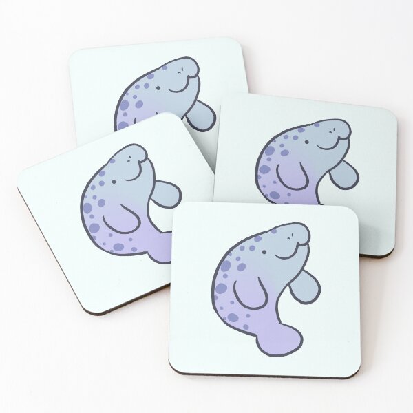 Item preview, Cute manatee drawing  designed and sold by Mayarart.