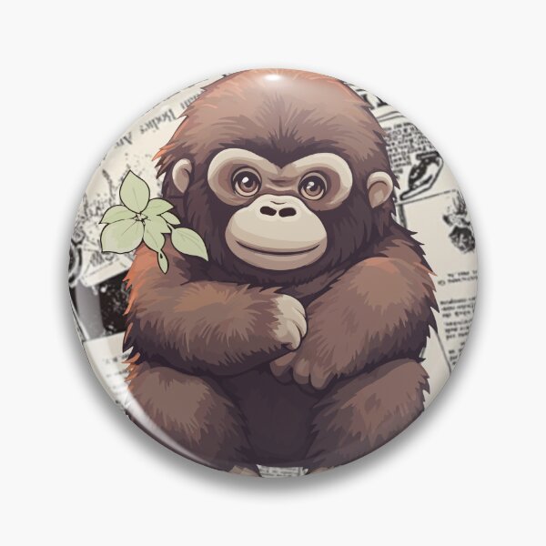 Item preview, Cute monkey t-shirts, nature pattern t-shirts, cute wild animal pattern t-shirts, vintage style t-shirts. ,newspaper designed and sold by BeYourself1993.