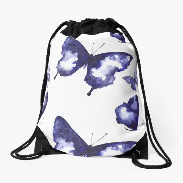 Indigo Drawstring Bag