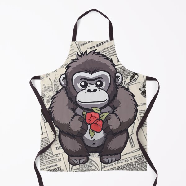 Item preview, Cute monkey t-shirts, nature pattern t-shirts, cute wild animal pattern t-shirts, vintage style t-shirts. ,newspaper designed and sold by BeYourself1993.