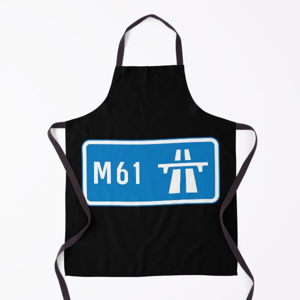 Item preview, Preston to Manchester Bound - Blue M61 Motorway Sign designed and sold by WilliamsonMedia.