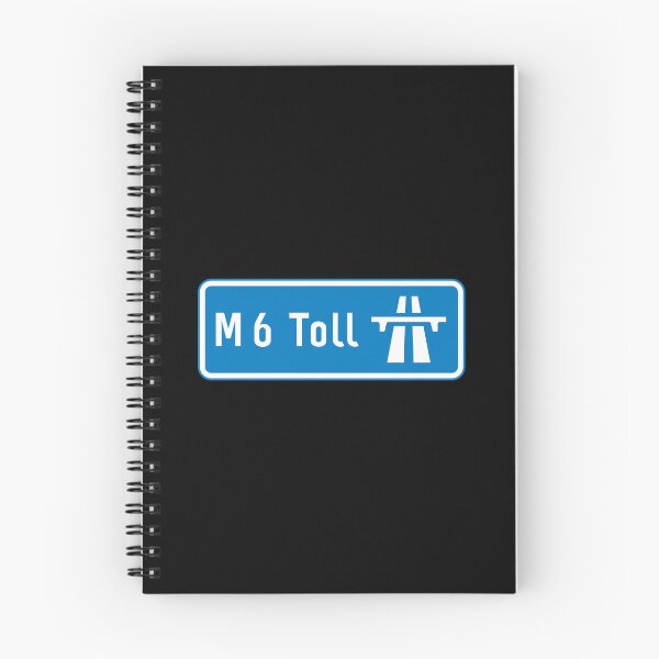 Item preview, West Midlands Bound - Blue M6 Toll Motorway Sign designed and sold by WilliamsonMedia.