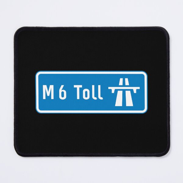 Item preview, West Midlands Bound - Blue M6 Toll Motorway Sign designed and sold by WilliamsonMedia.