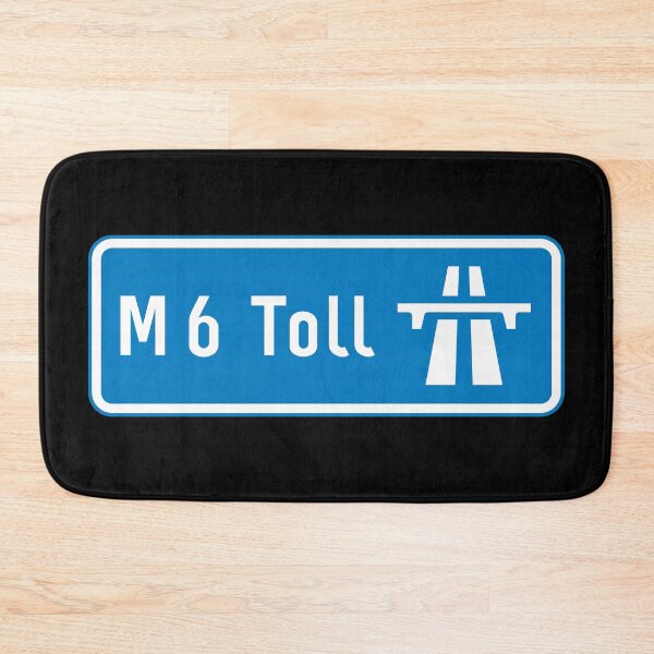 Item preview, West Midlands Bound - Blue M6 Toll Motorway Sign designed and sold by WilliamsonMedia.