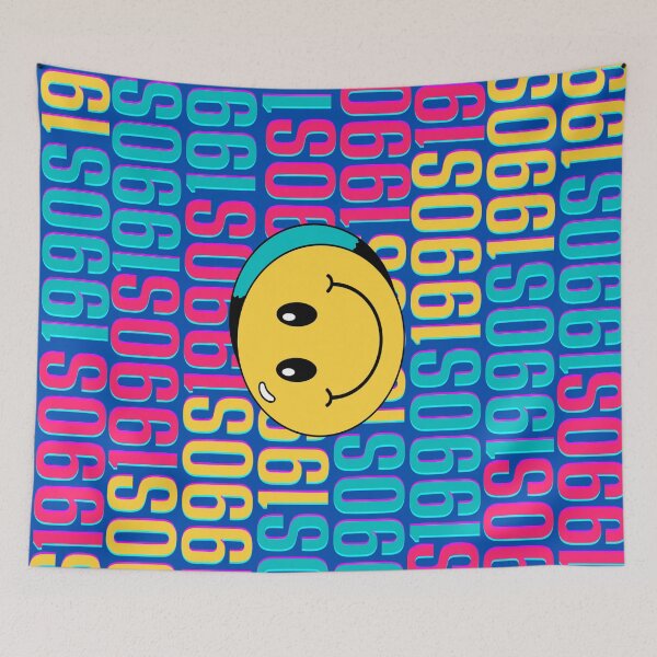Item preview, 1990s retro design 29 - Dark Blue Background designed and sold by PunjabanJatti.