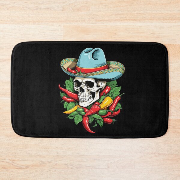 Item preview, Aesthetic Chili Skull Design Mexican Style designed and sold by LuminOrb.